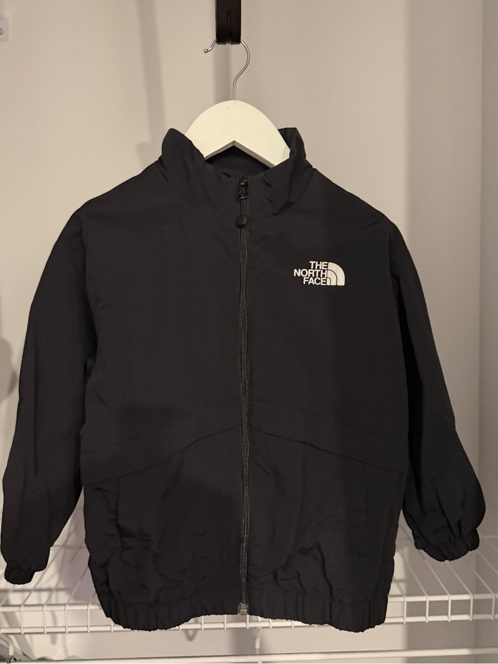 The North Face Kids Black Packable Rain Jacket
